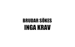 Dekal - Brudar sökes inga krav
