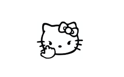Dekal - Hello Kitty Fuck You