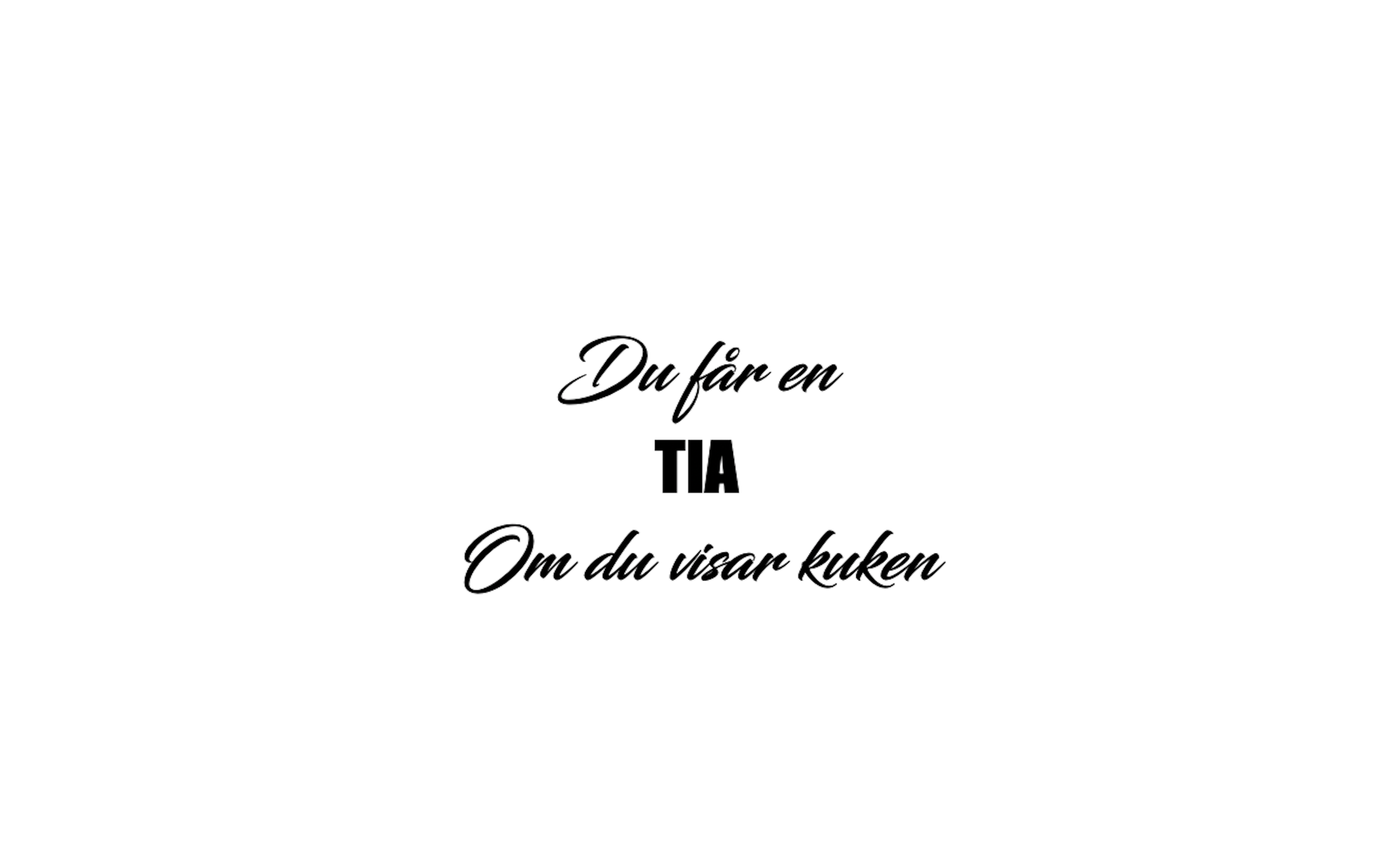 Dekal - Du får en tia