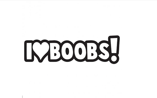 Dekal - I Love Boobs!