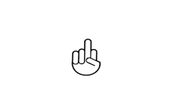 Dekal - Fuck You finger