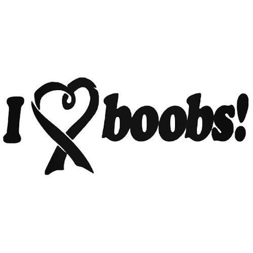 Dekal - I love boobs