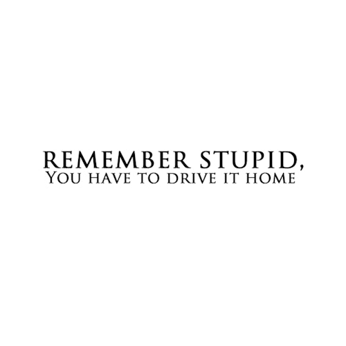 Dekal - Remember Stupid