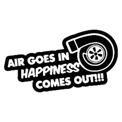 Dekal - Air goes in happiness comes out