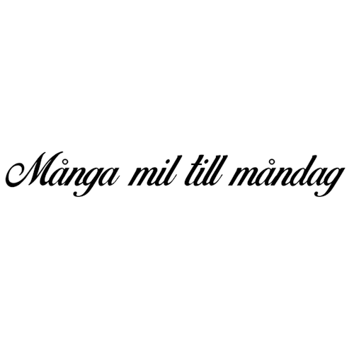 Dekal - Många mil till måndag #2