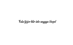 Dekal - Fula tjejer blir inte snygga i keps!