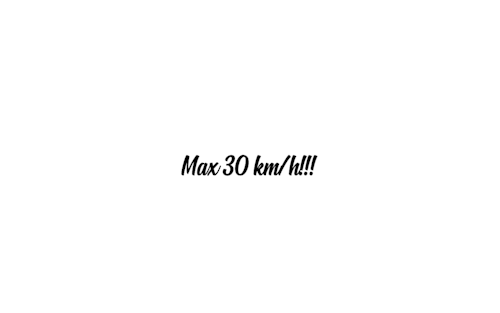 Dekal - Max 30km/h