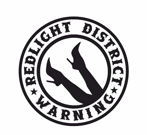 Dekal - Redlight District Warning