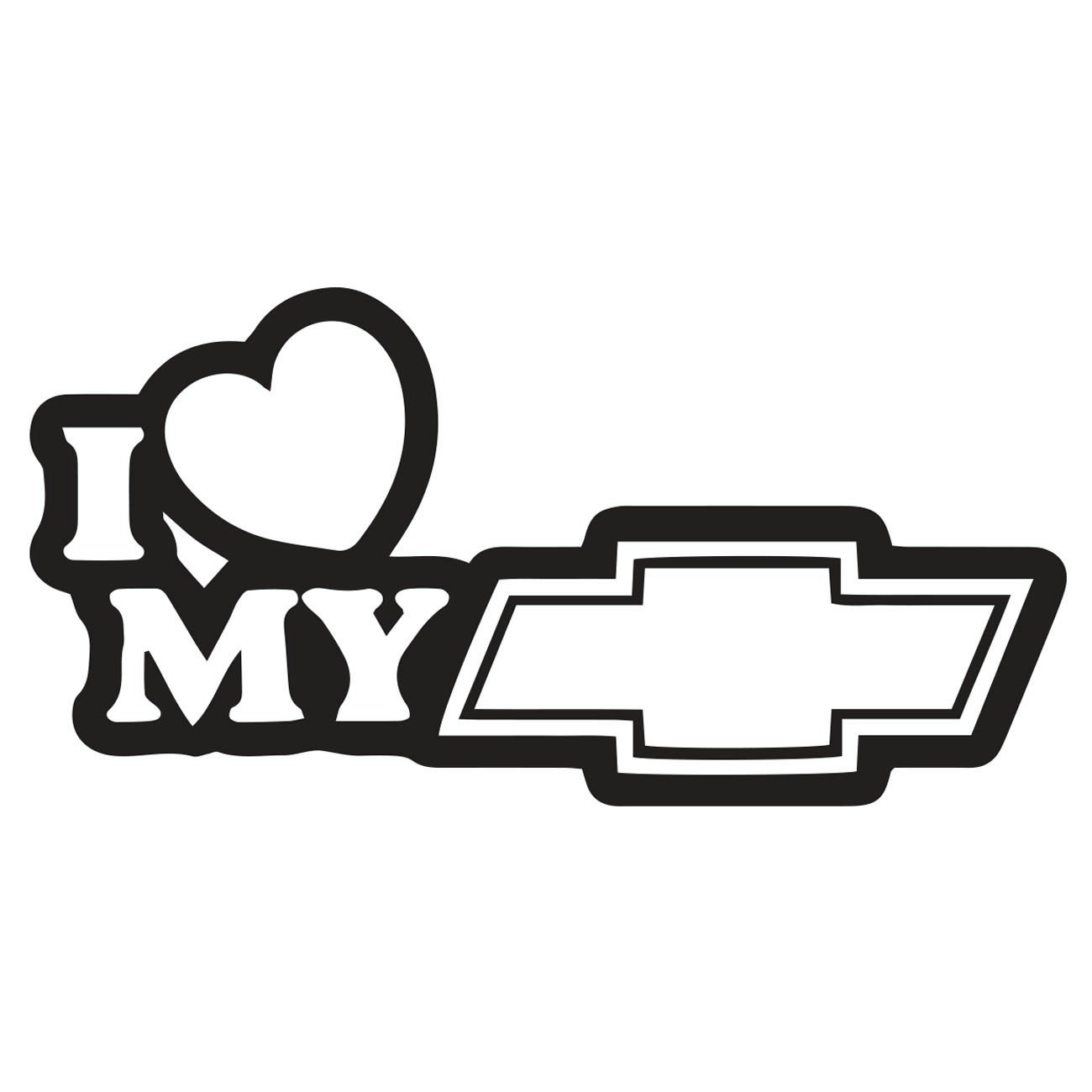 Dekal - I love my Chevy