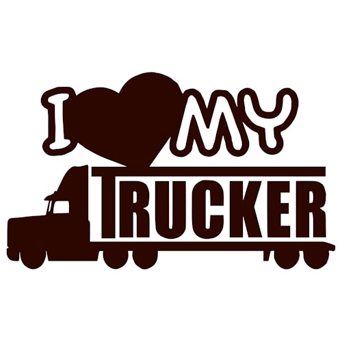 Dekal - I love my trucker