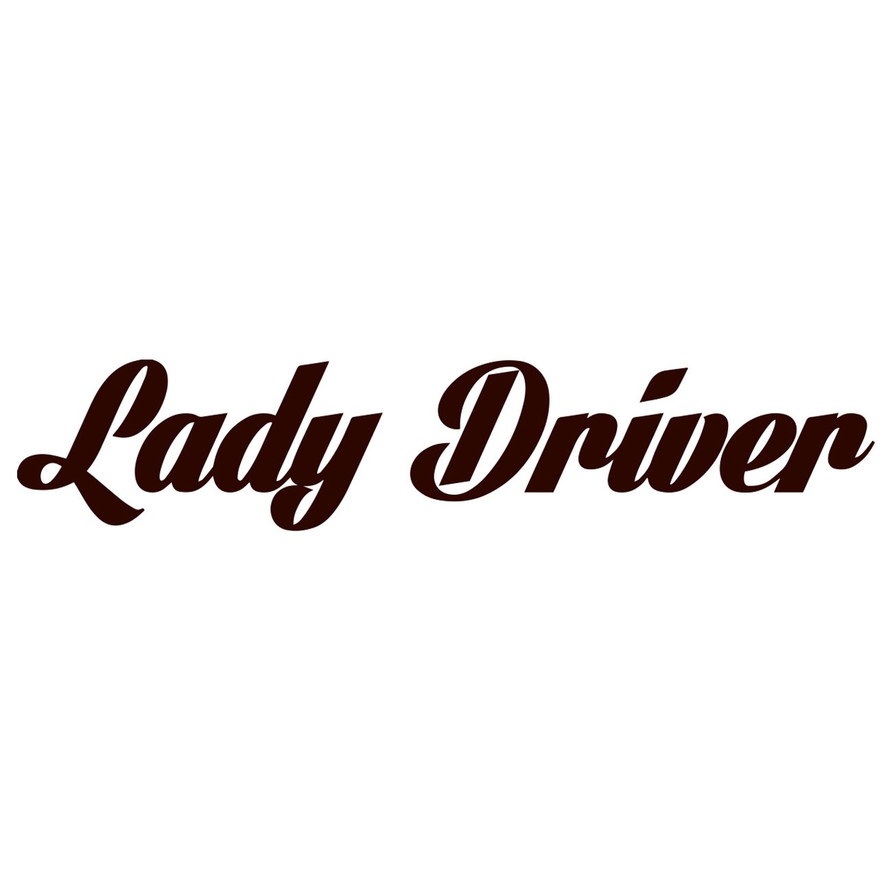 Dekal - Lady Driver