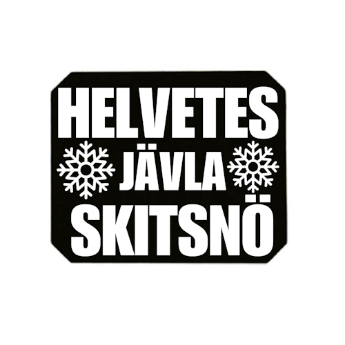 Isskrapa - Helvetes jävla skitsnö