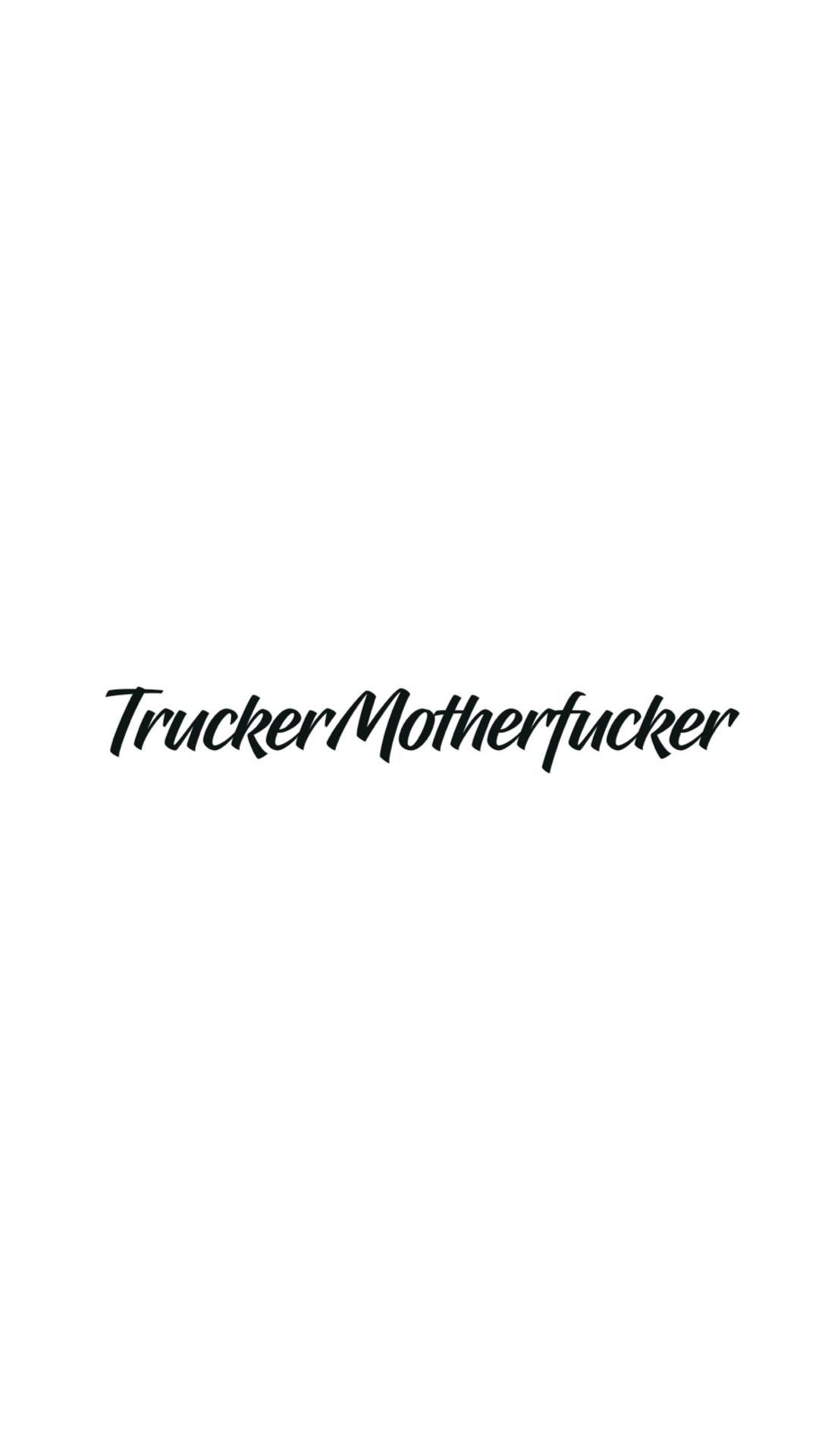Dekal - TruckerMotherfucker