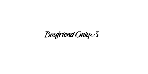 Dekal - Boyfriend Only<3