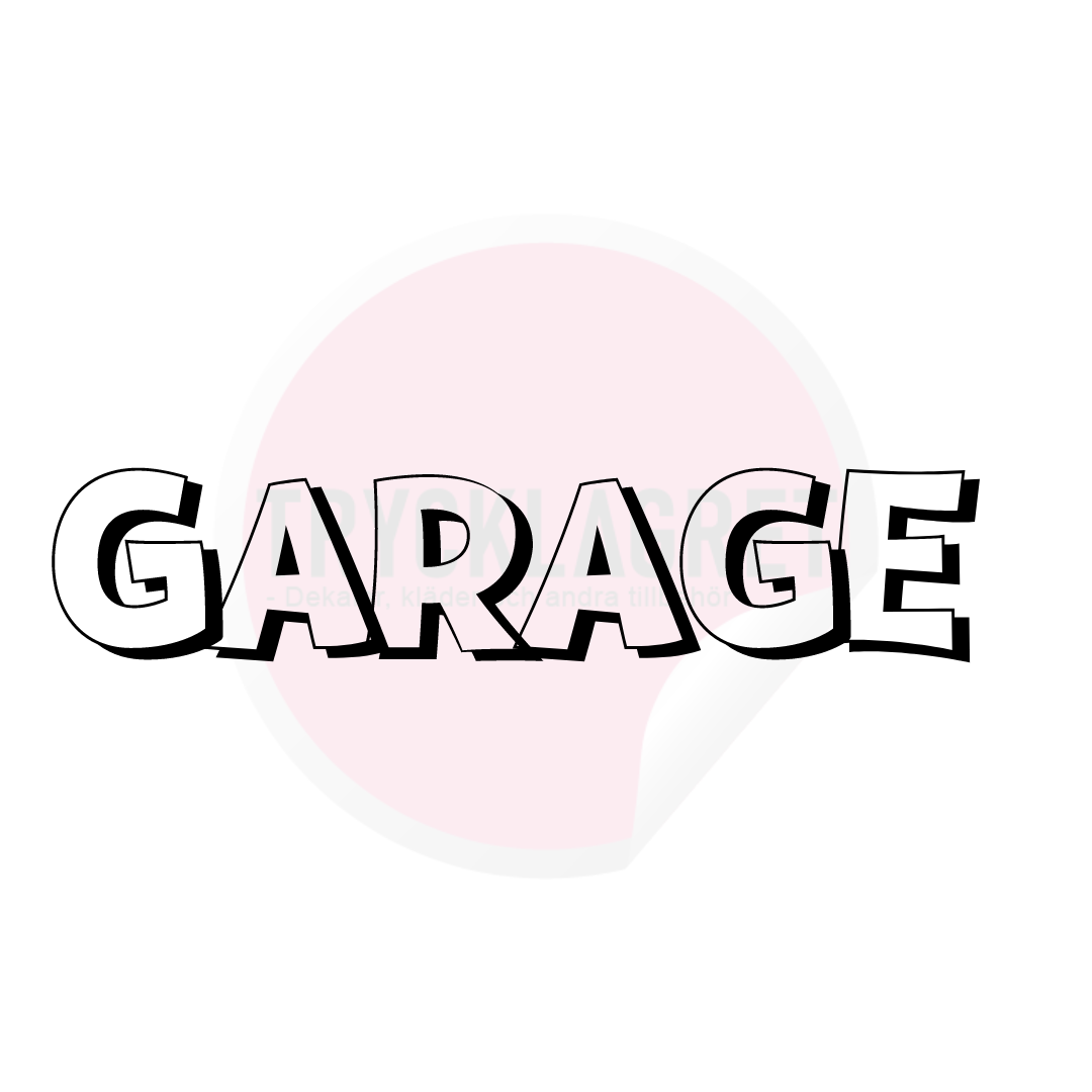 Dekal - Garage
