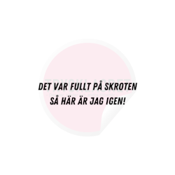 Dekal - Det var fullt på skroten så..