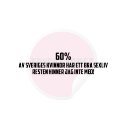 Dekal - 60% av sveriges kvinnor...