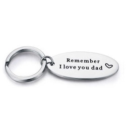 Nyckelring - Remember i love u dad