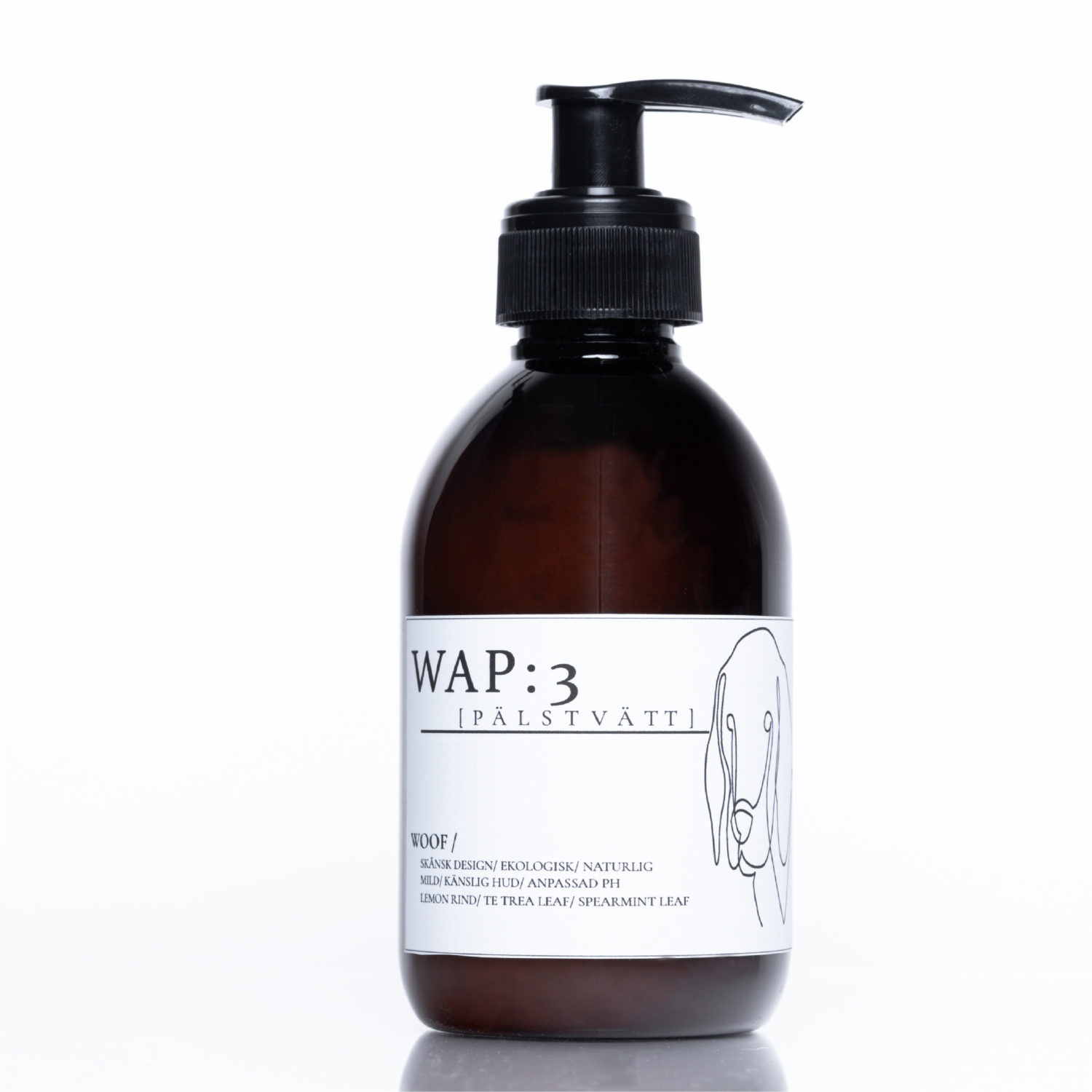 WAP:3 Pälstvätt Schampo - 250 ml