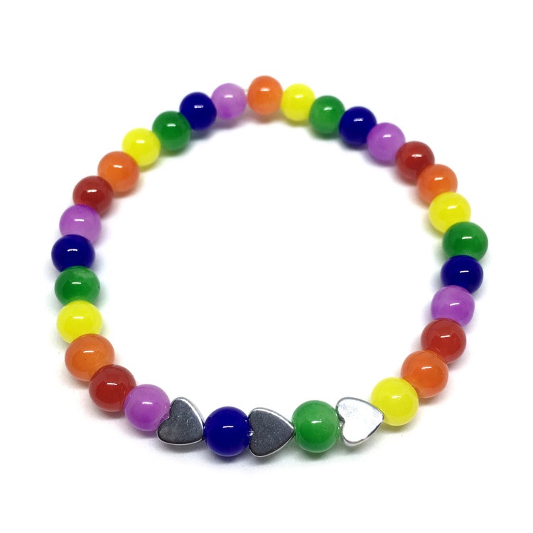 Glaspärlor 6 mm rosa
