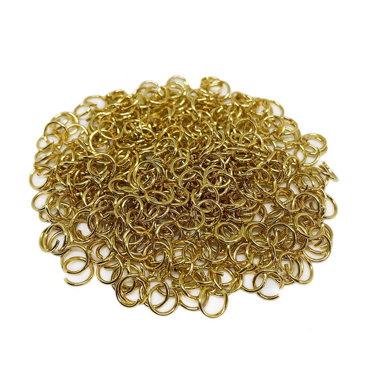 Bindringar 6 mm stål guld