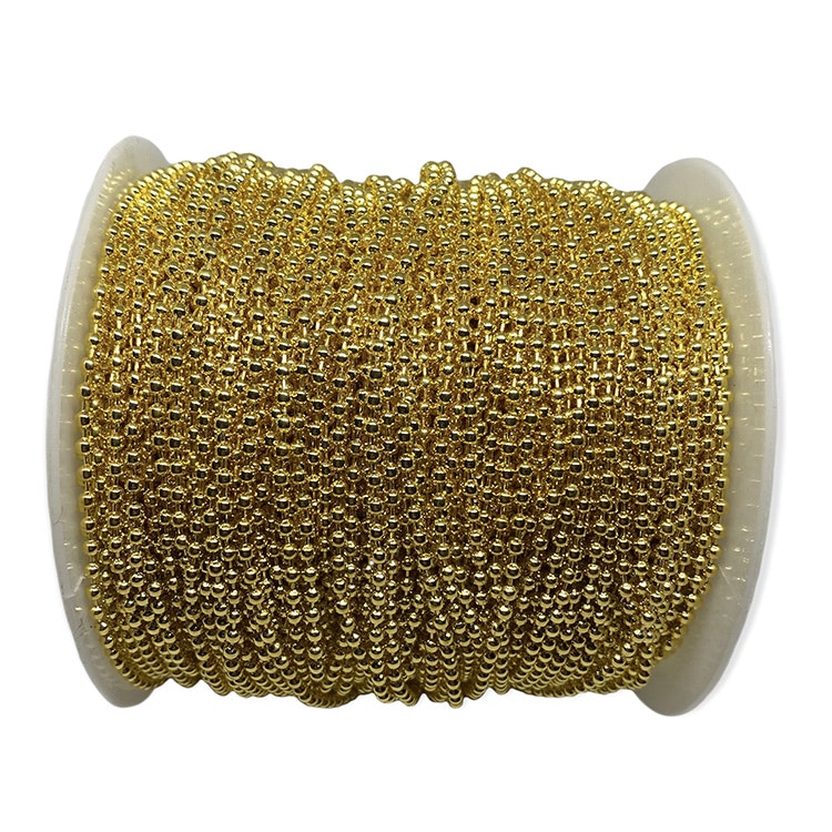 Kulkedjelås guld