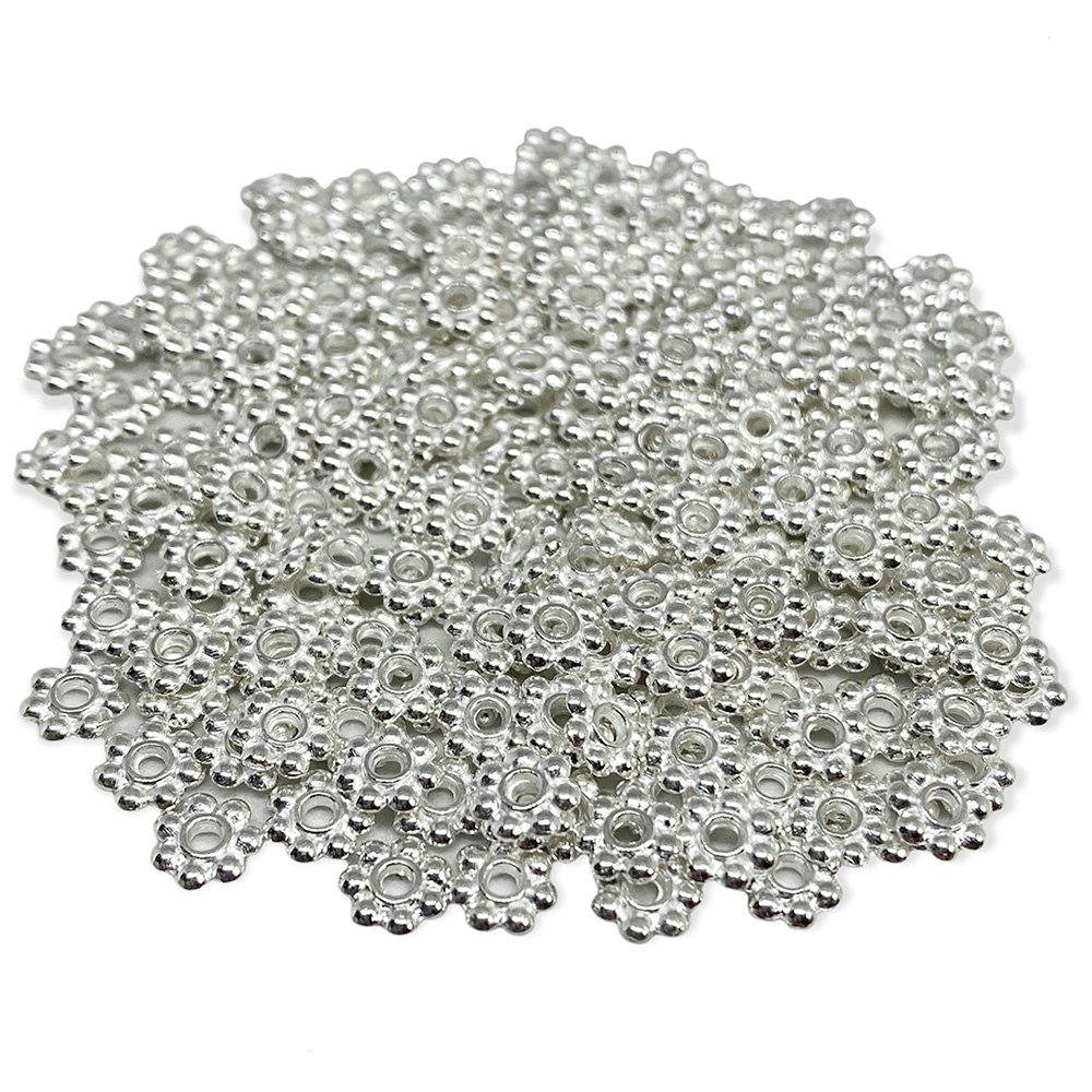 Daisys 6 mm silver