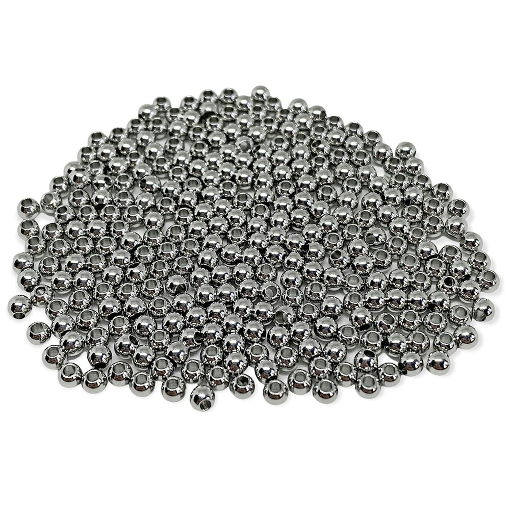 Metallpärlor 3 mm stål