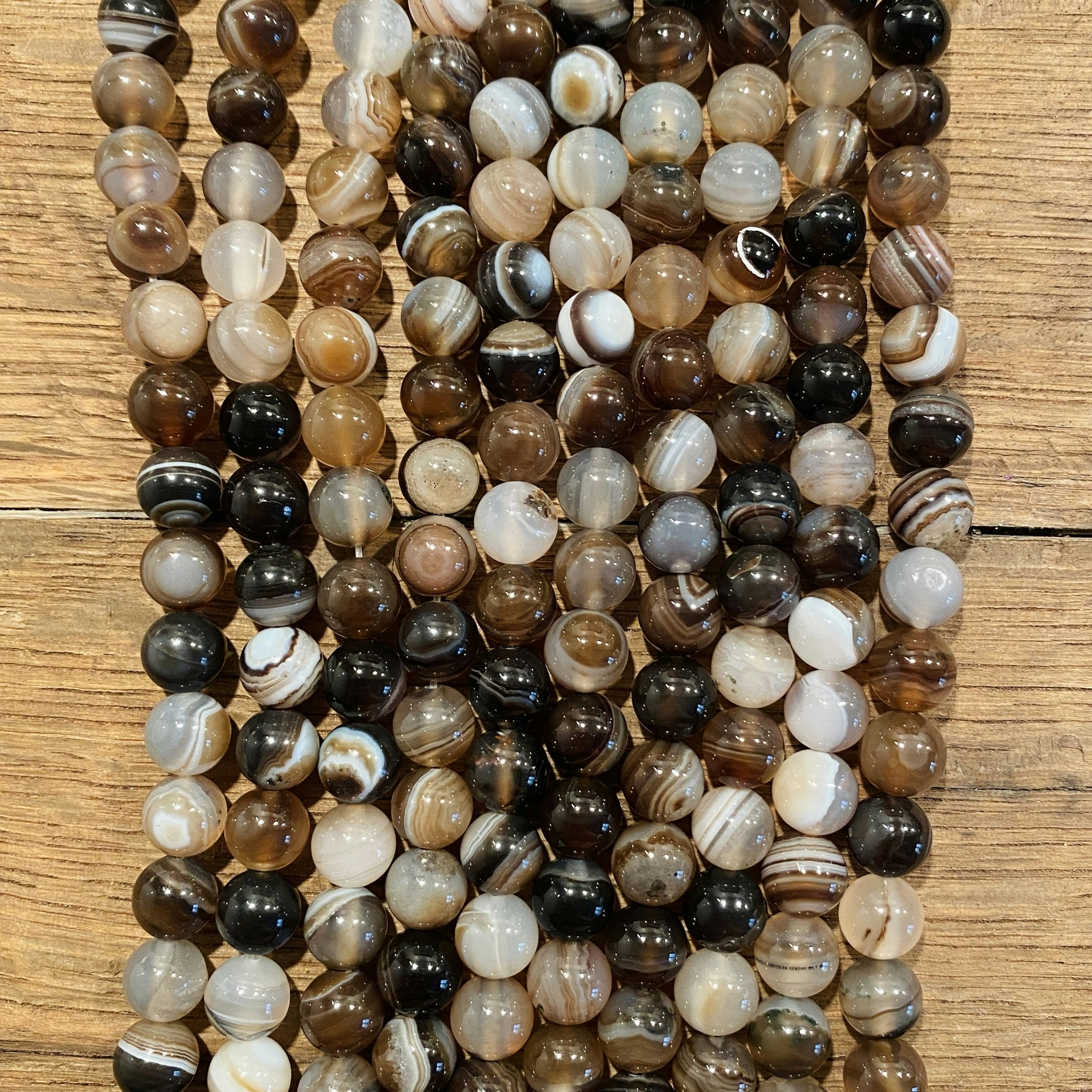 Bandagater 8 mm kaffe