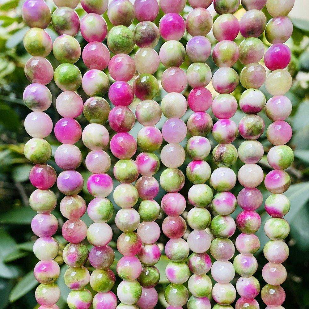 Jade 8 mm rhubarb