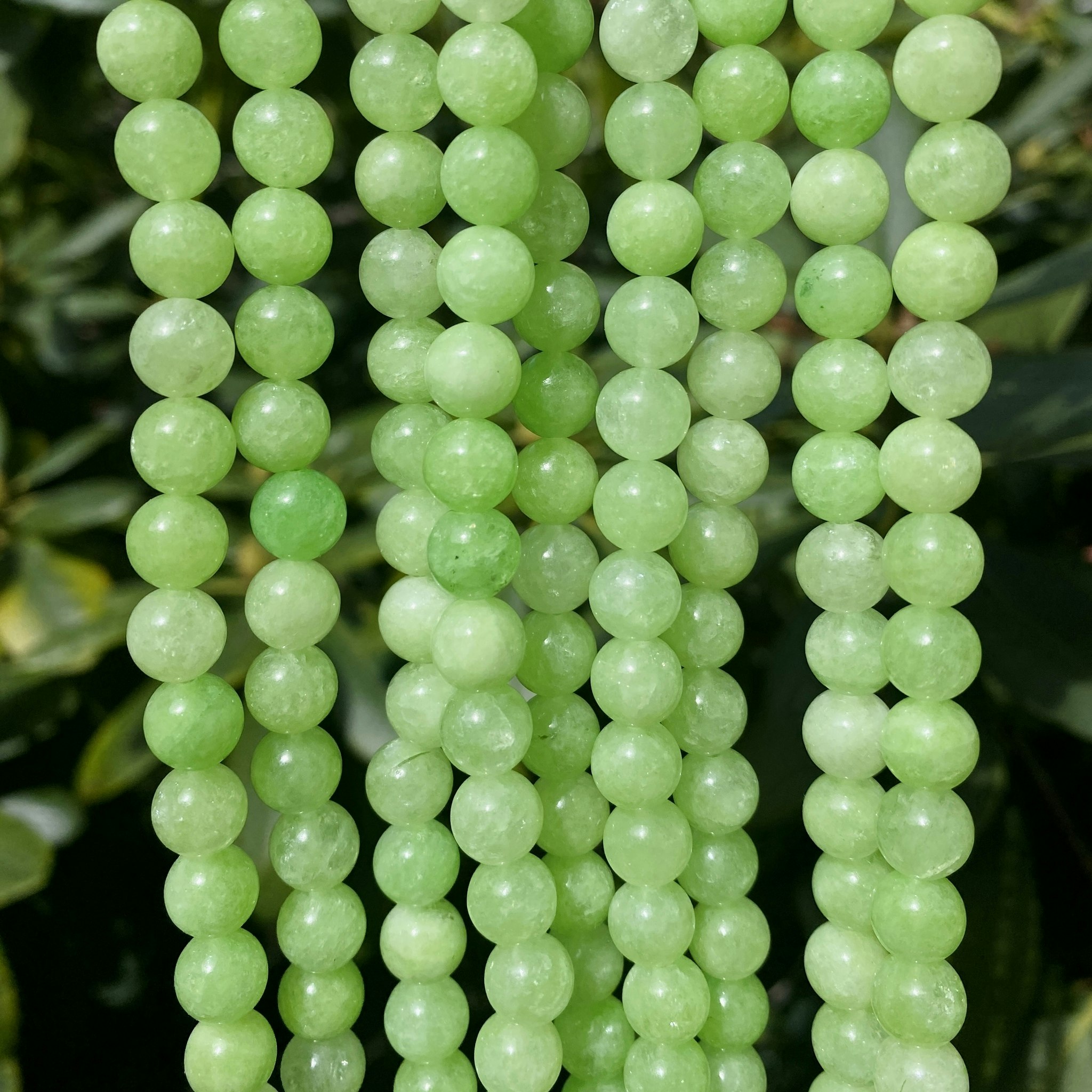 Jade 8 mm green apple