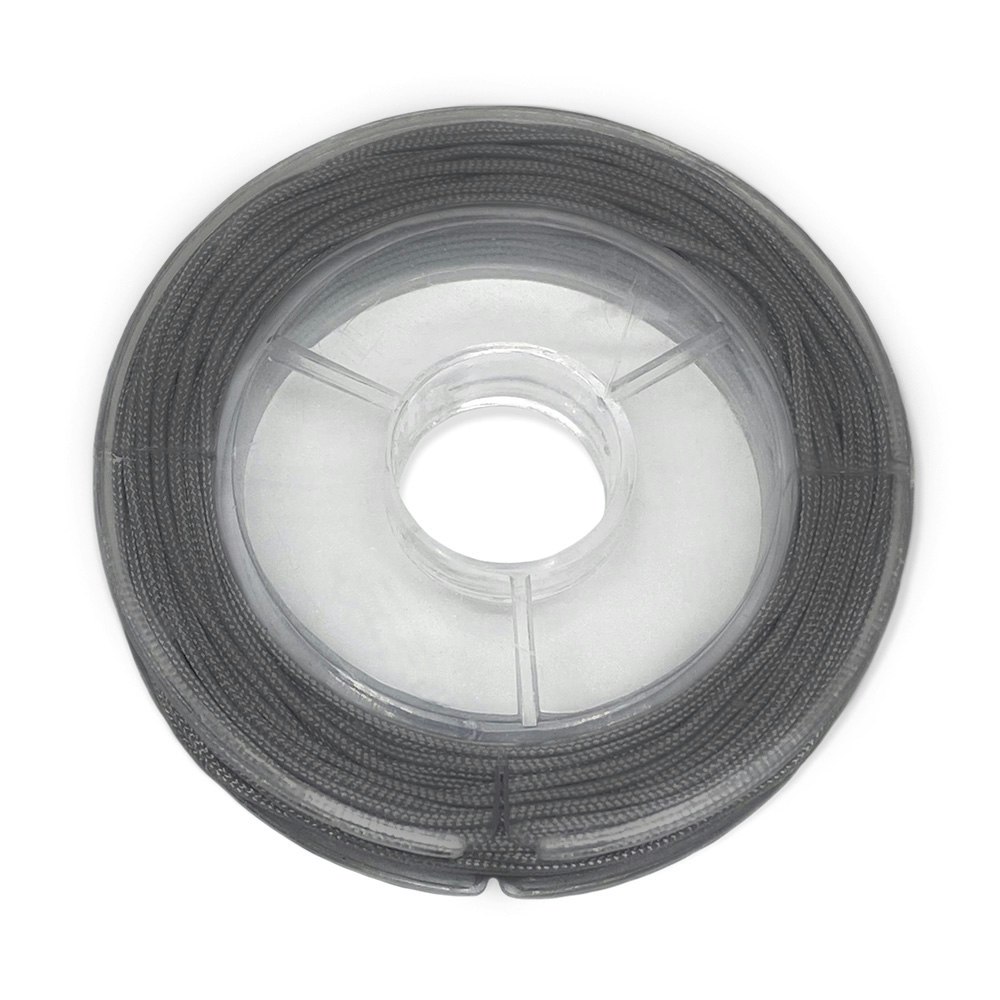 Nylontråd 0,8 mm mörkgrå