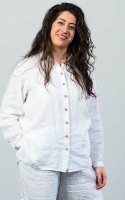 FRIDA Linen Shirt White