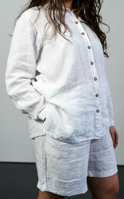 FRIDA Linen Shirt White
