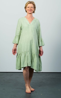 ALICE Linen Dress Green