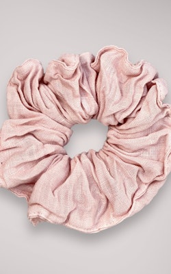 BIG Linen Scrunchie Seashell