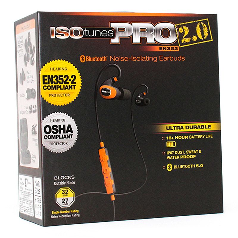 ISOtunes Headset PRO 2.0 EN352 Orange