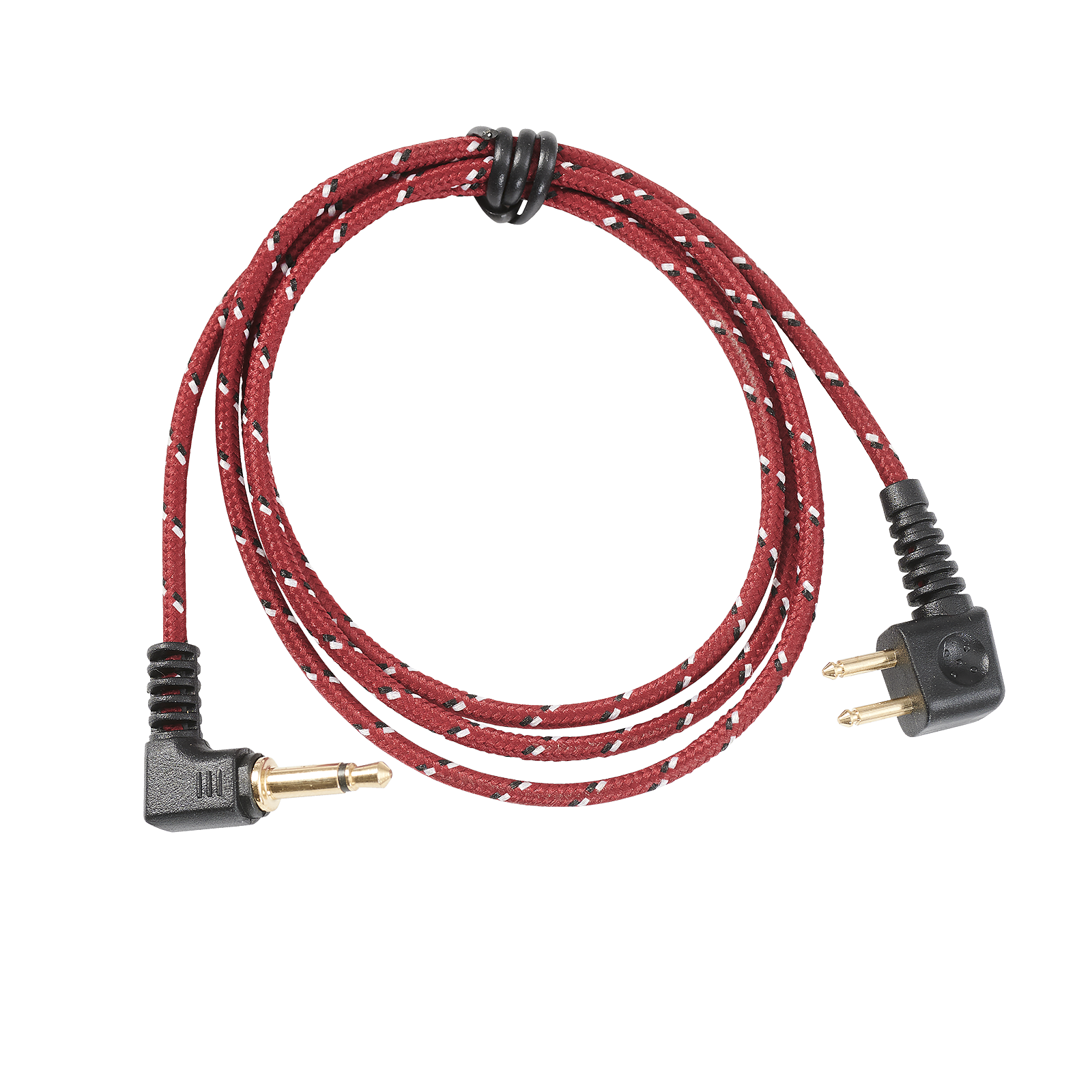 Hunter Audiokabel AC35P (3.5mm-Peltorkontakt, röd tygkabel)