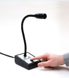 Heavy duty table top Microphone, Same as above, with one common D-sub and  long cable. To be used with 3191