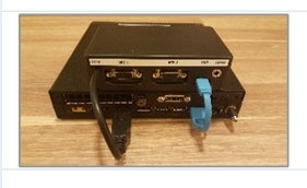 Connection box with built in audio card and  COM port adaptor. Connects two microphones  3110/04