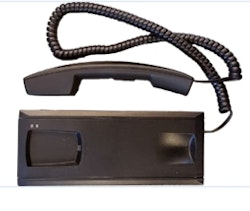Handset with cradle