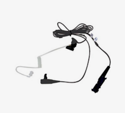Motorola SURVEILLANCE,2-WIRE SURVEILLANCE KIT W/QUICK DISCONNECT CLEAR ACOUSTIC TUBE,BLACK