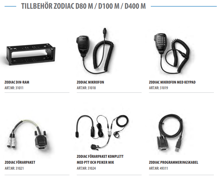 Zodiac D80M (66-88 MHz)