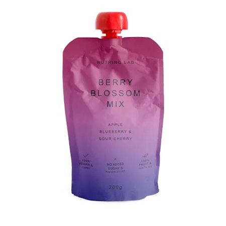 NUTRINOLAB Berry Blossom Mix – Äpple, blåbär och surkörsbär