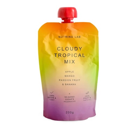 NUTRINOLAB Cloudy Tropical Mix Äpple, Mango, Papaya and Banan 200g
