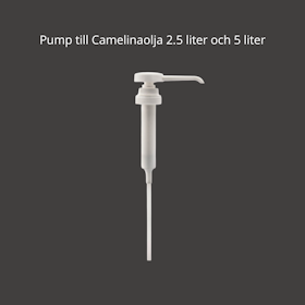 Pump som passar Camelinaolja 2.5 och 5 liter