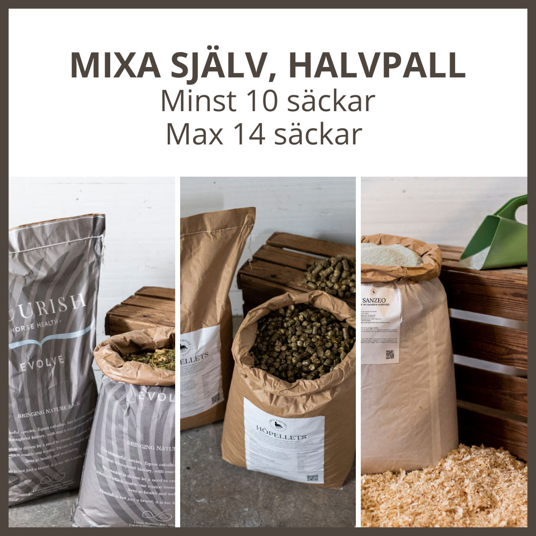 MIXA SJÄLV HALVPALL 10-14 säckar