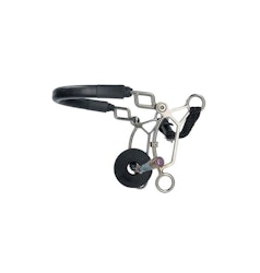 Trust Sweet Iron Hackamore combi long-slow twist låst-16