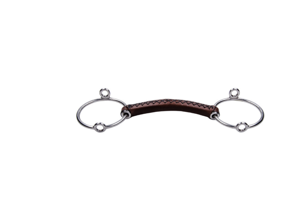 TRUST bit leather loose ring gag