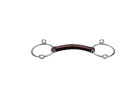 TRUST bit leather loose ring gag